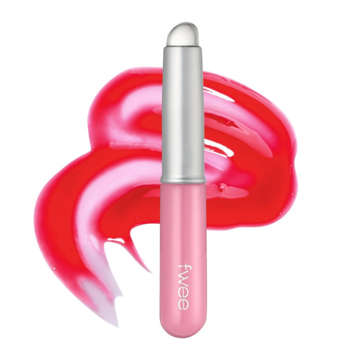 Fingerlike Silicone Lip Brush Slim Pink