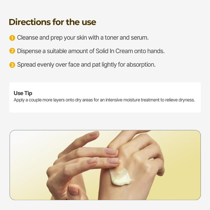SOLID IN Ceramide Cream 70ml / 2.36 fl. oz.