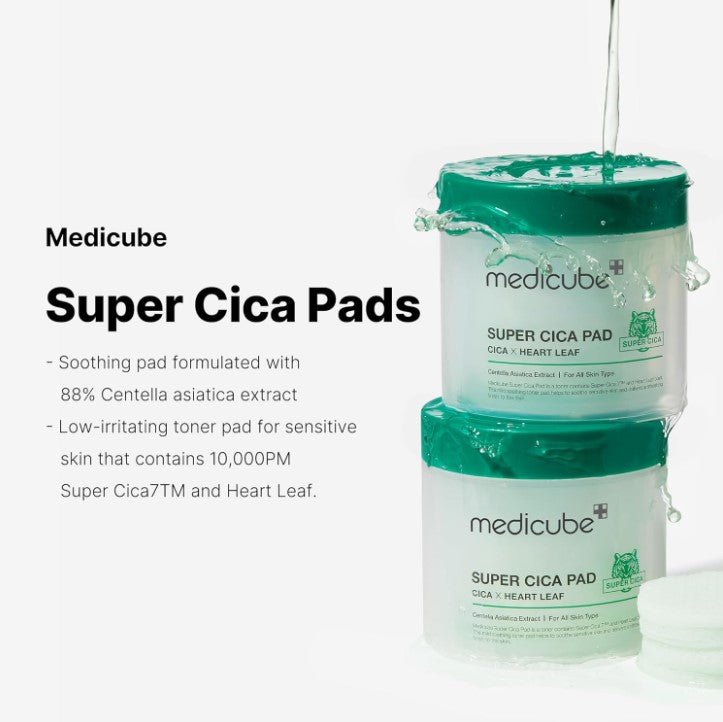 Super Cica Facial Toner Pads 70 Pads / 150ml