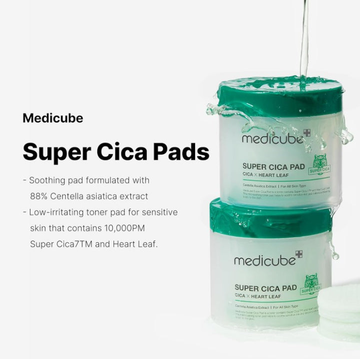 Super Cica Facial Toner Pads 70 Pads / 150ml