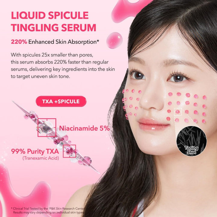 TXA Niacinamide Toning Shot 99 Spicule Facial Serum 1.01 fl.oz / 30ml
