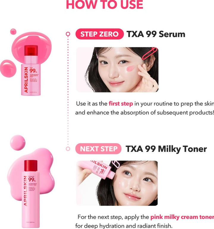 TXA Niacinamide Toning Shot 99 Spicule Facial Serum 1.01 fl.oz / 30ml