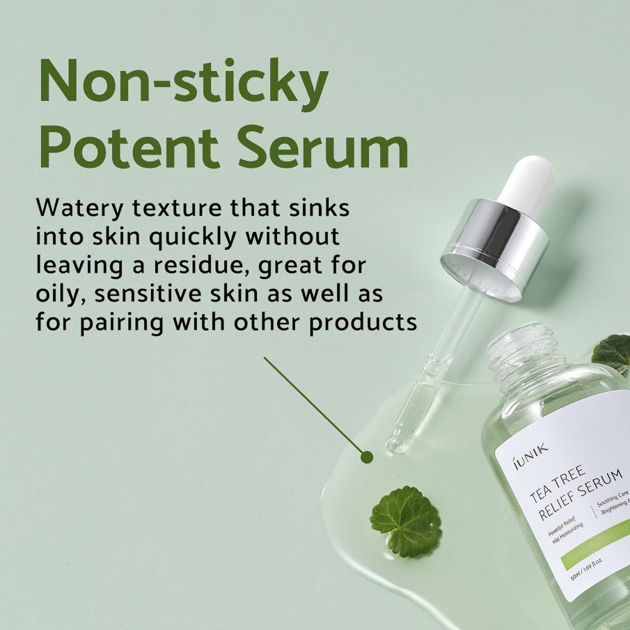 Tea Tree 67% Relief Vegan Facial Serum 50ml / 1.69 fl. oz.