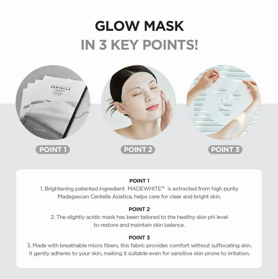 Madagascar Centella Mask Tone Brightening Glow 1 sheet