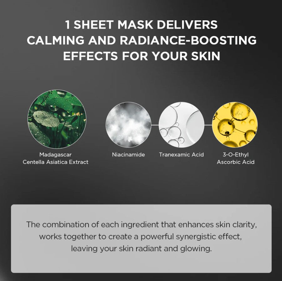 Madagascar Centella Mask Tone Brightening Glow 1 sheet