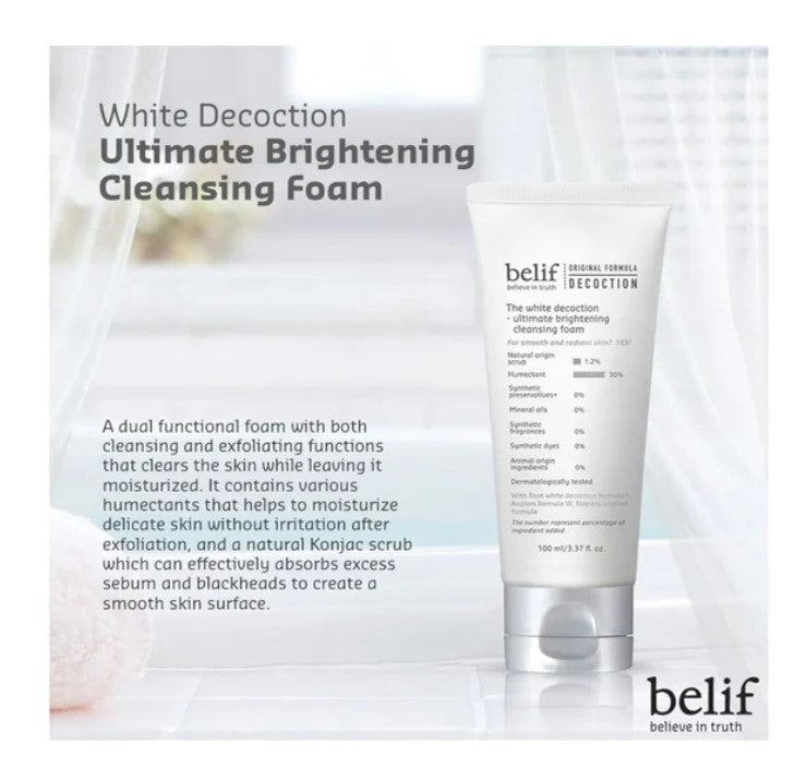 The White Decoction Ultimate Brightening Cleansing Foam 100ml / 3.37 fl. oz
