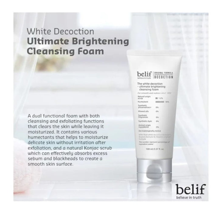 The White Decoction Ultimate Brightening Cleansing Foam 100ml / 3.37 fl. oz