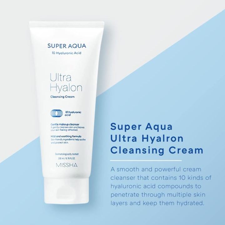Super Aqua Ultra Hyalron Cleansing Cream 200ml / 6.76 fl. oz.