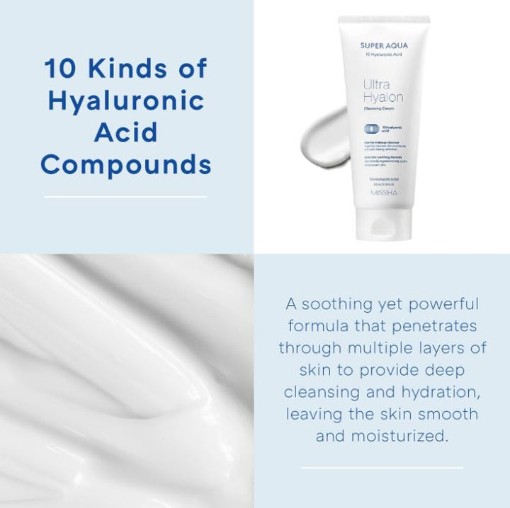 Super Aqua Ultra Hyalron Cleansing Cream 200ml / 6.76 fl. oz.