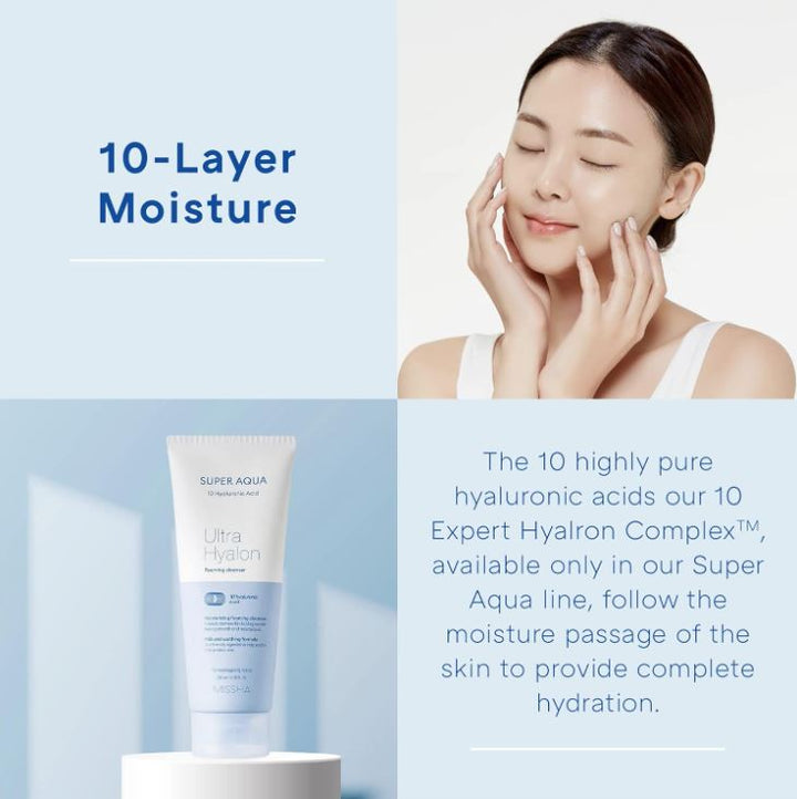 Super Aqua Ultra Hyalron Cleansing Foam 200ml / 6.76 fl. oz.