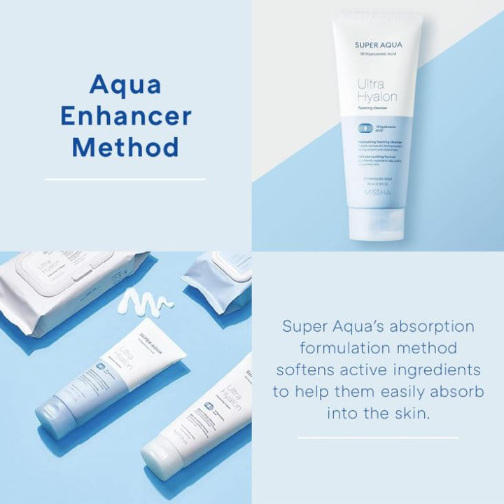 Super Aqua Ultra Hyalron Cleansing Foam 200ml / 6.76 fl. oz.