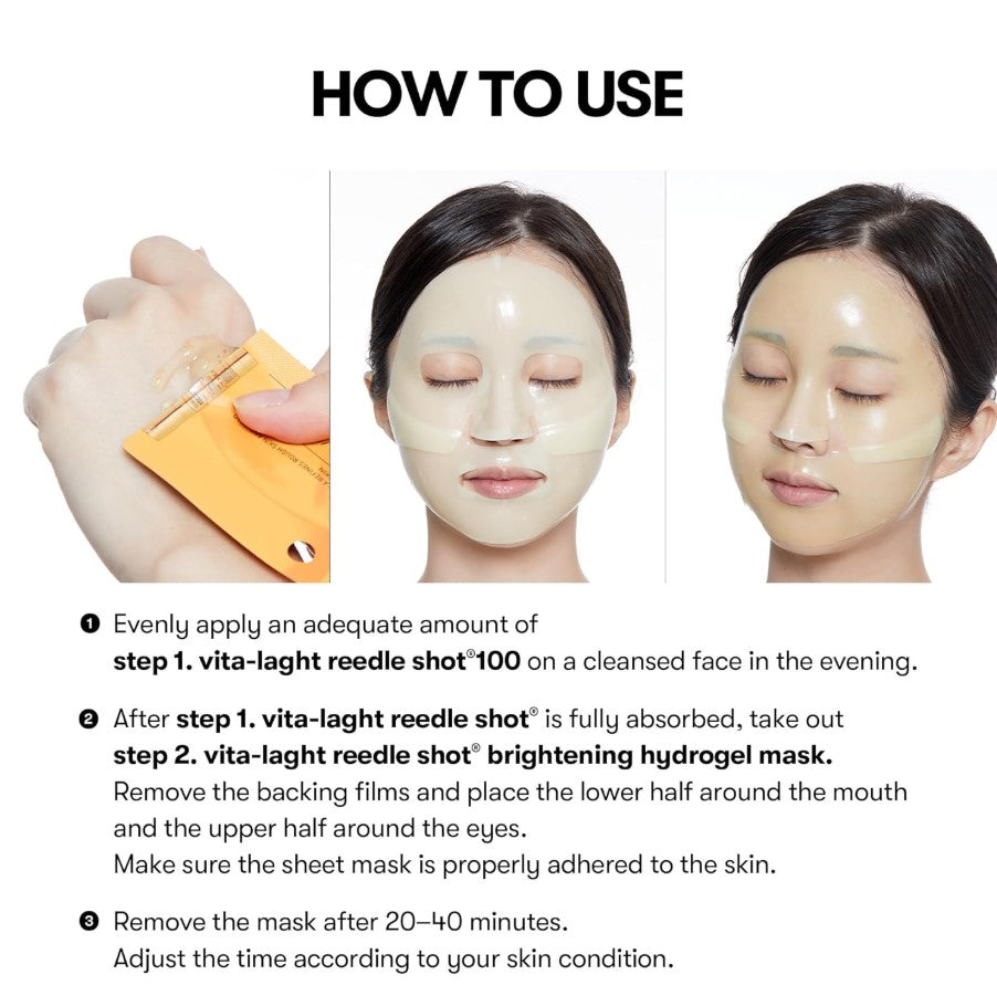 Reedle Shot Vita-Light All-in-One 3 Step Mask 1 Sheet