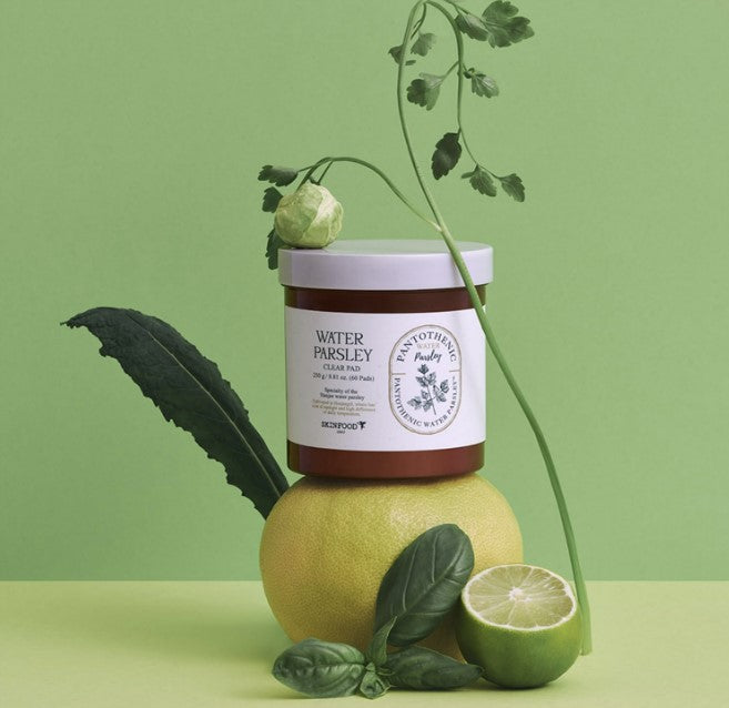 Parsley Clear Pantothenic Water Toner Pad 60 sheets