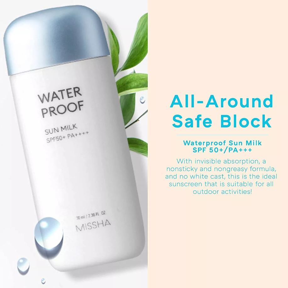 All Around Safe Block Waterproof Sun Milk SPF 50+ PA+++ 70ml / 2.36 fl. oz.