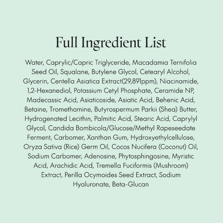 Wonder Releaf Centella Cream Unscented 50ml / 1.69 fl. oz.