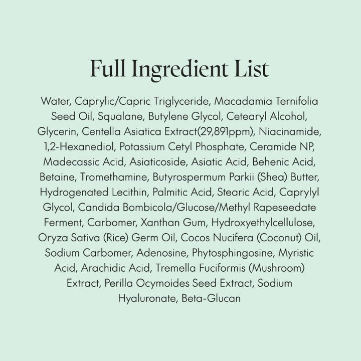 Wonder Releaf Centella Cream Unscented 50ml / 1.69 fl. oz.