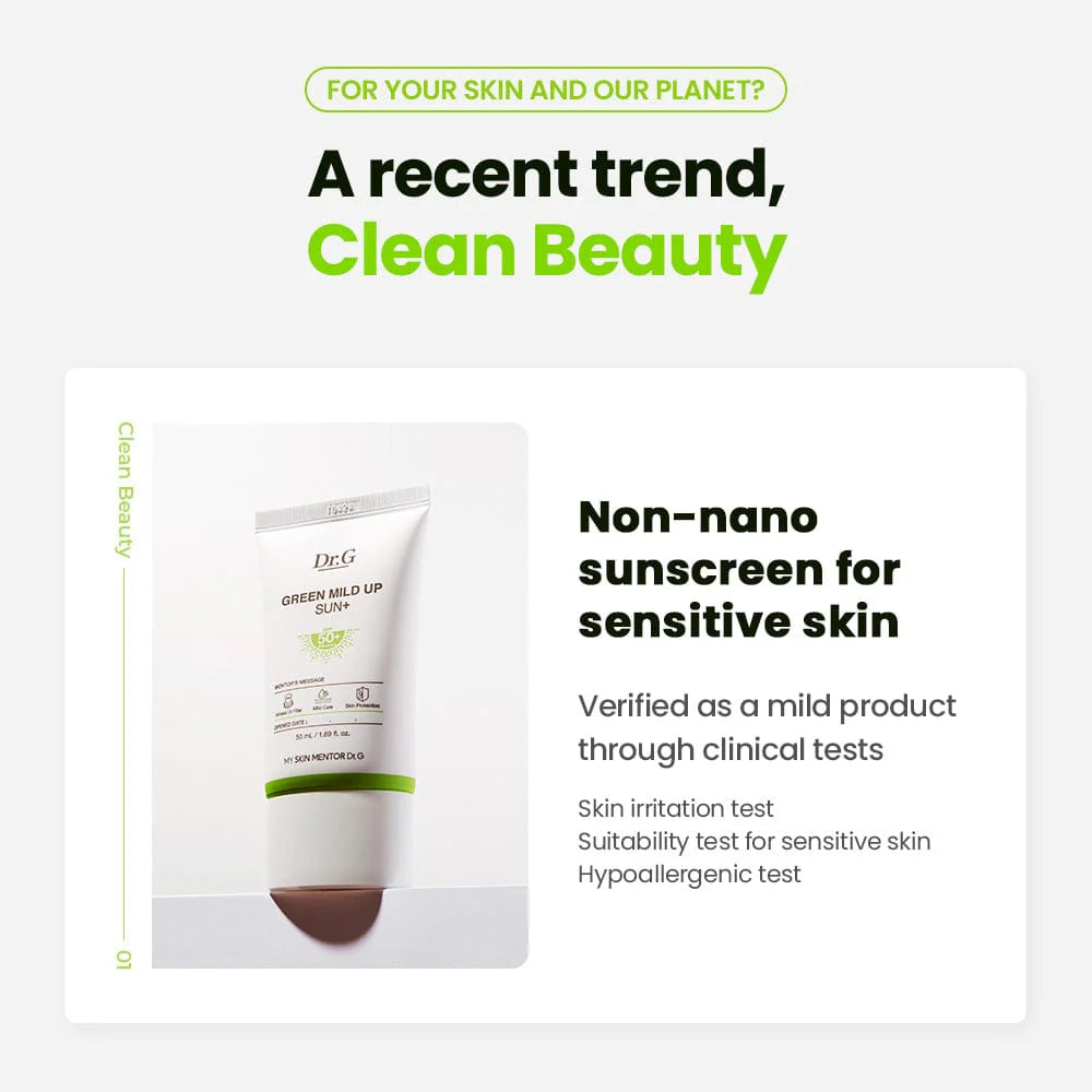 Green Mild Up Sun+ SPF50+ PA++++ 50ml / 1.69 fl. oz.
