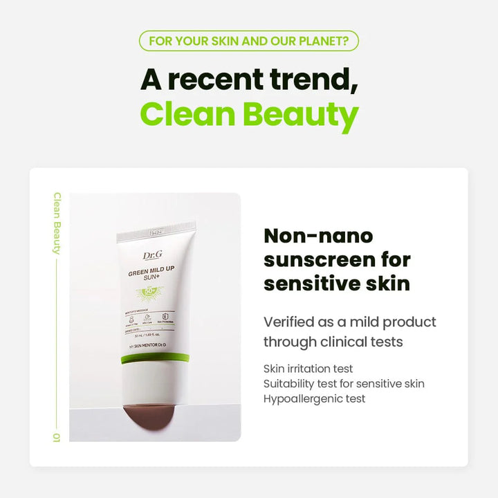 Green Mild Up Sun+ SPF50+ PA++++ 50ml / 1.69 fl. oz.