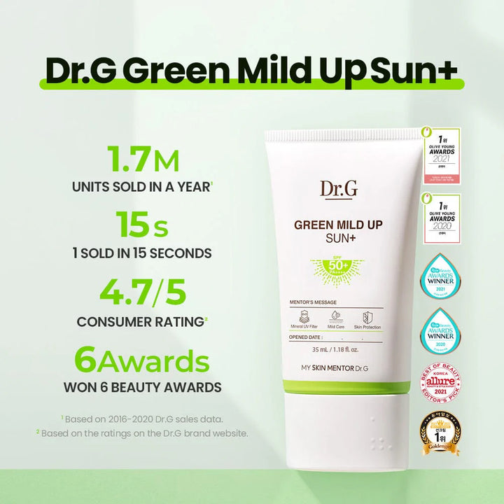 Green Mild Up Sun+ SPF50+ PA++++ 50ml / 1.69 fl. oz.
