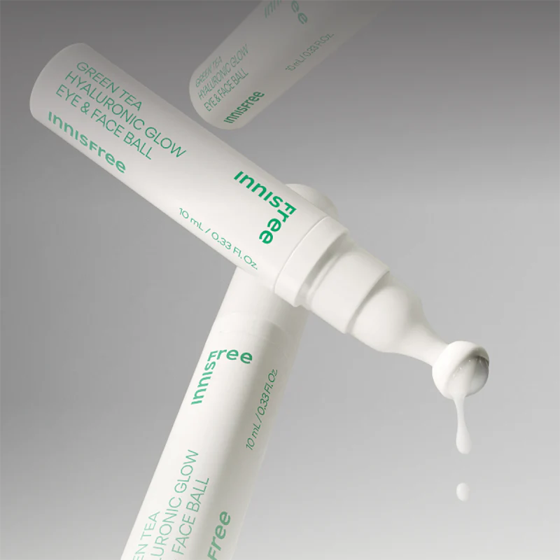 Innisfree Green Tea Hyaluronic Glow Eye & Face Ball 10ml