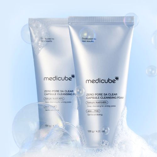Medicube Zero Pore SA Clear Capsule Cleasing Foam 120g