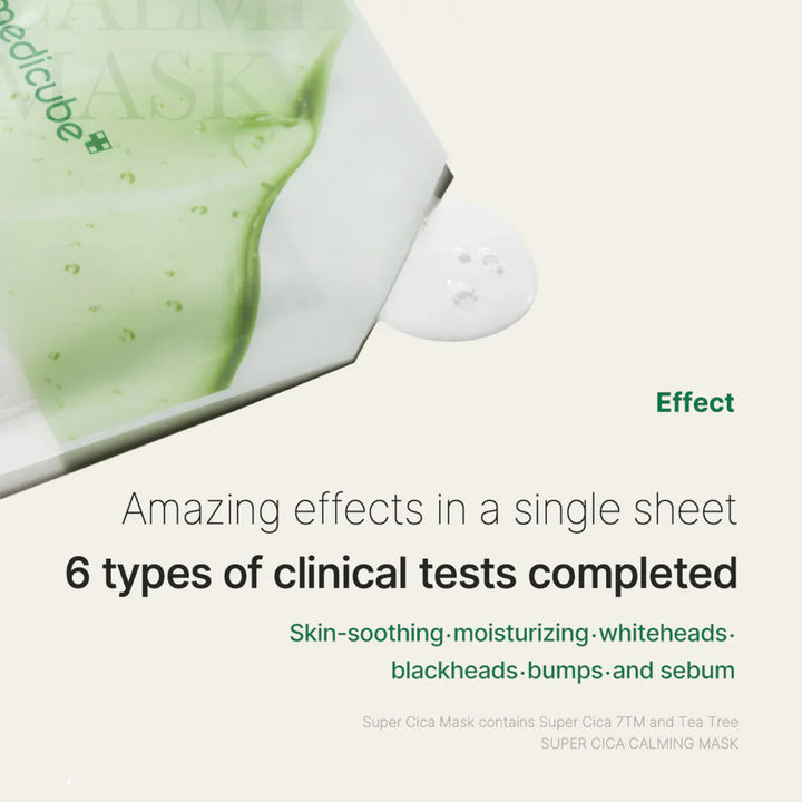 Medicube Super Cica 7 Panthenol Tea Tree Arginine Mask 1