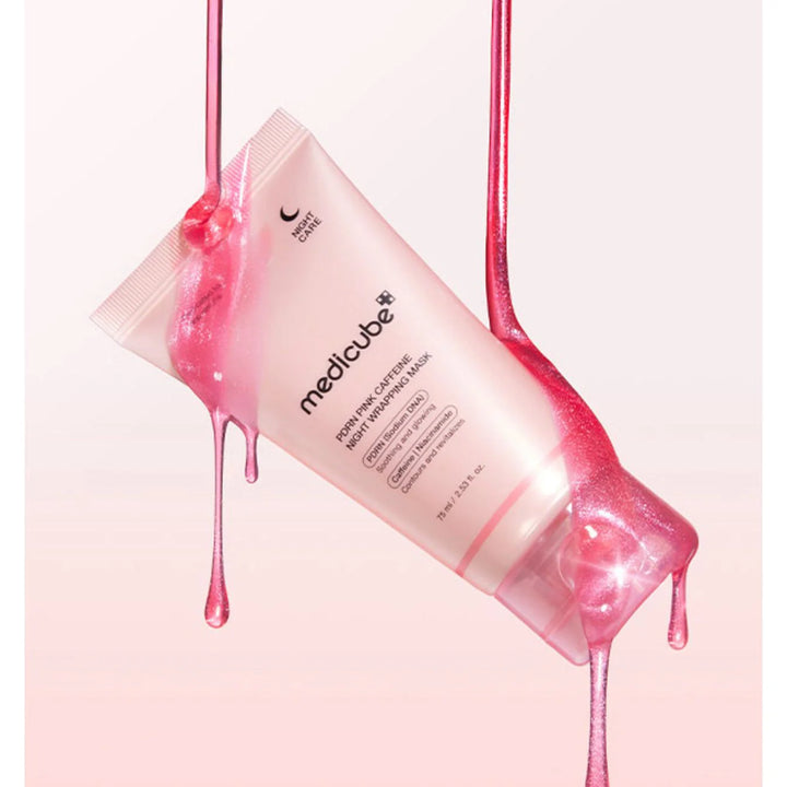 Medicube PDRN Pink Caffeine Night Wrapping Mask