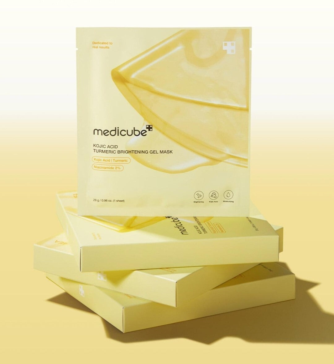Medicube Kojic Acid Turmeric Brightening Gel Mask 4 Sheets