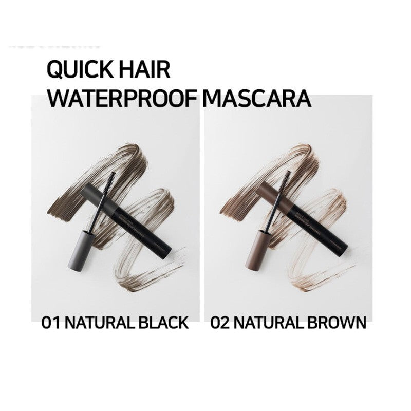 The Face Shop Quick Hair Waterproof Mascara 01 Nature Black