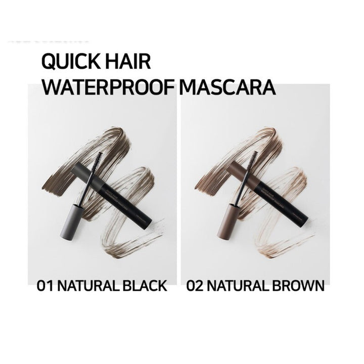 The Face Shop Quick Hair Waterproof Mascara 01 Nature Black