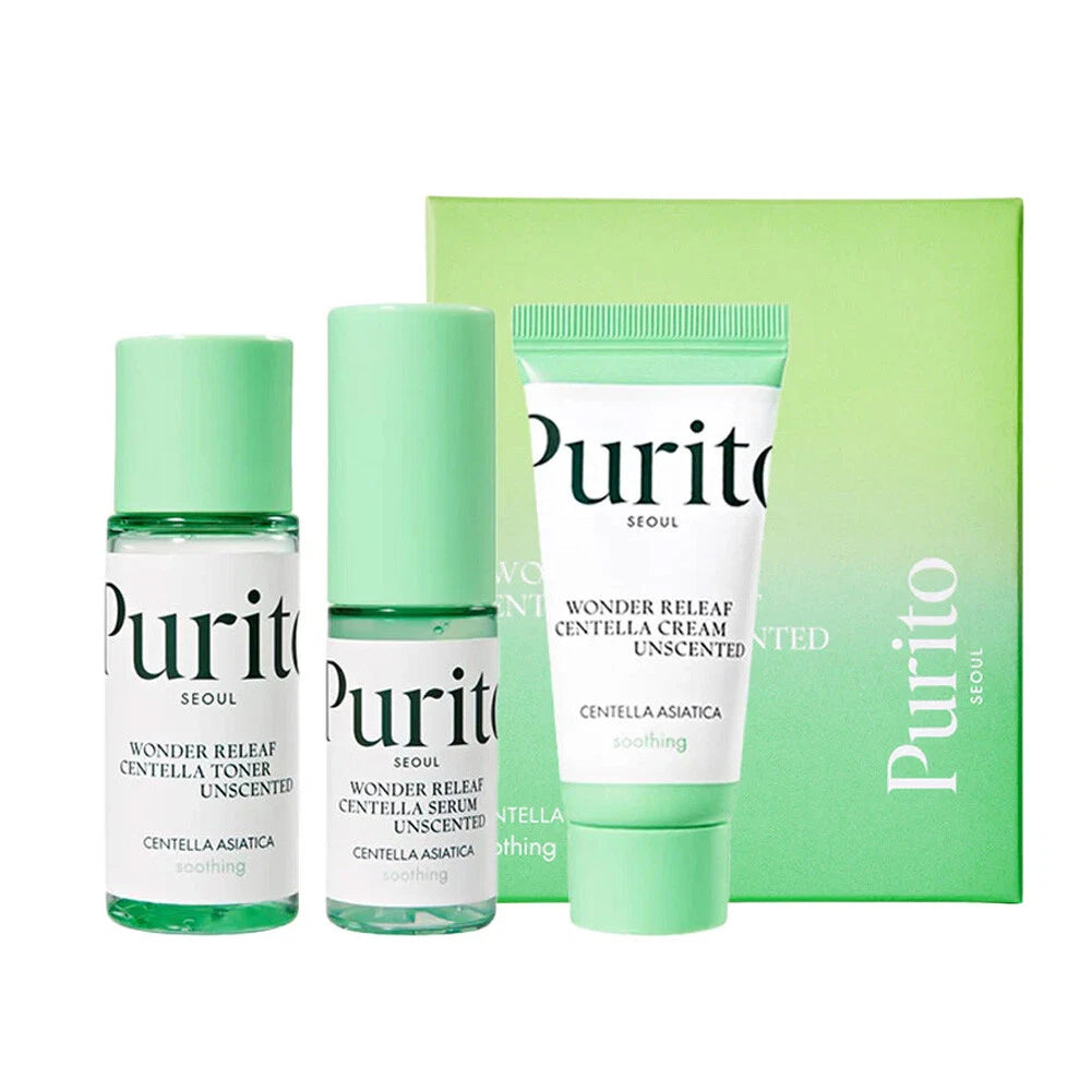 Purito Seoul Wonder Releaf Centella Mini Kit Unscented