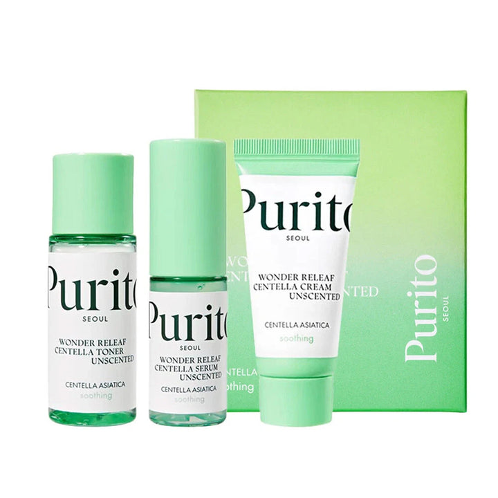Purito Seoul Wonder Releaf Centella Mini Kit Unscented