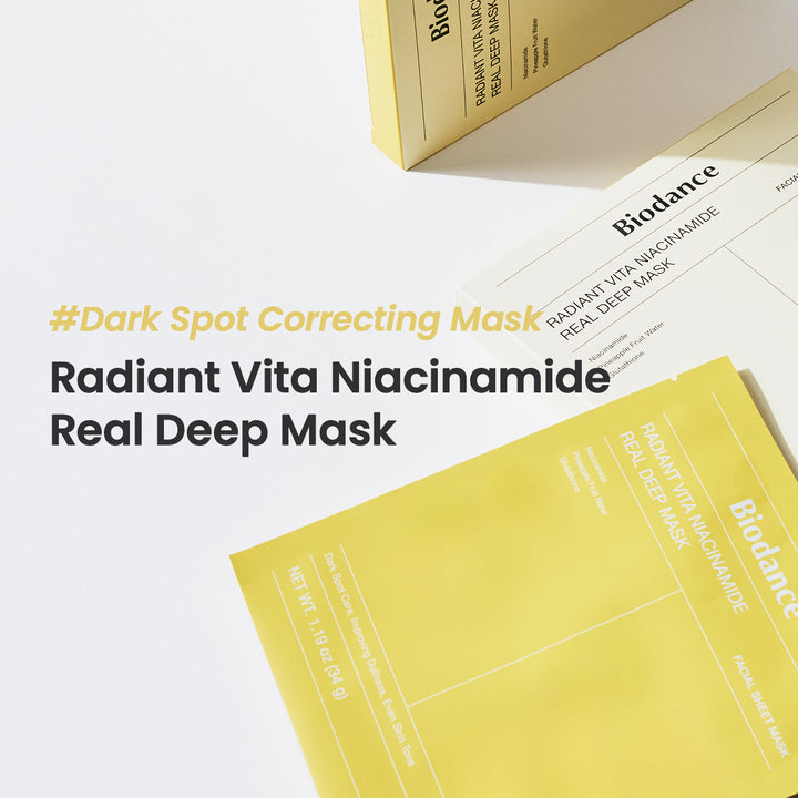 Radiant Vita Niacinamide Real Deep Mask 4ea