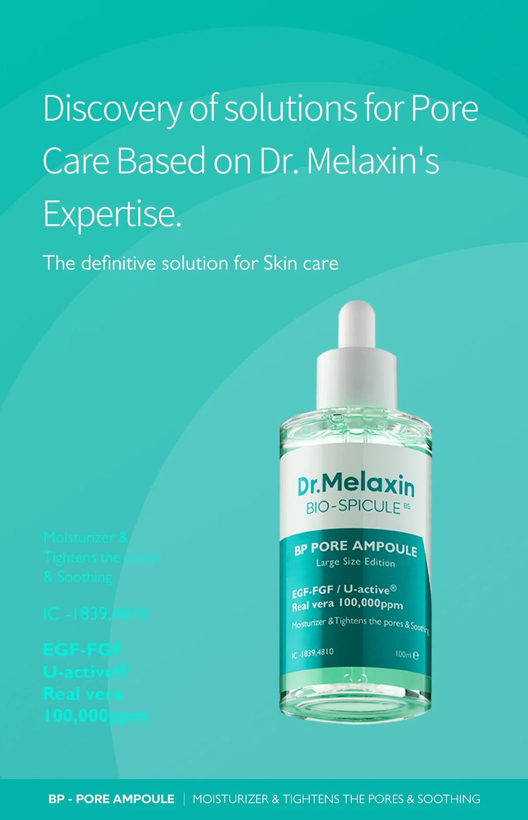 Dr.Melaxin Bio-Spicule BP Pore Ampoule 100ml