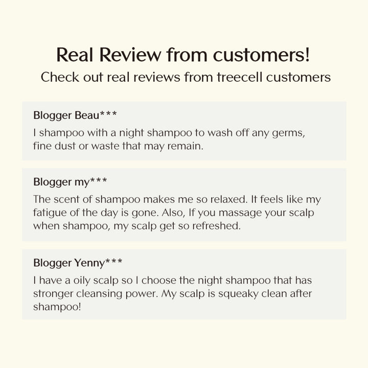 Treecell Night Collagen Shampoo 360ml