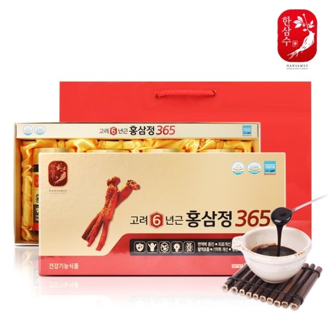 Hansamsu 6-Year-Old Korean Red Ginseng Extract 365, 240g x 16ea