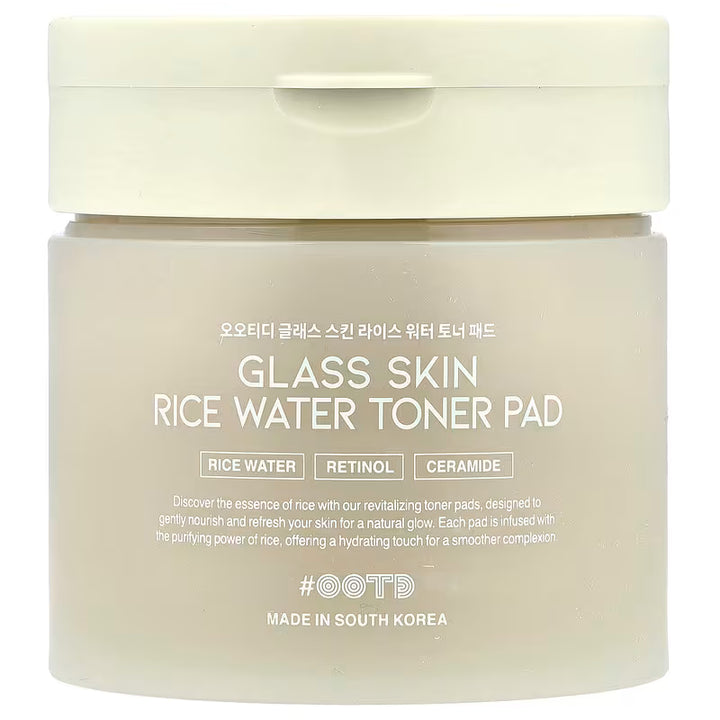Glass Skin Rice Water Toner Pad 70 Pads / 4.05 oz. / 120ml