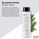 Bergamont Herbal Extract Toner 200ml / 6.75 fl. oz.