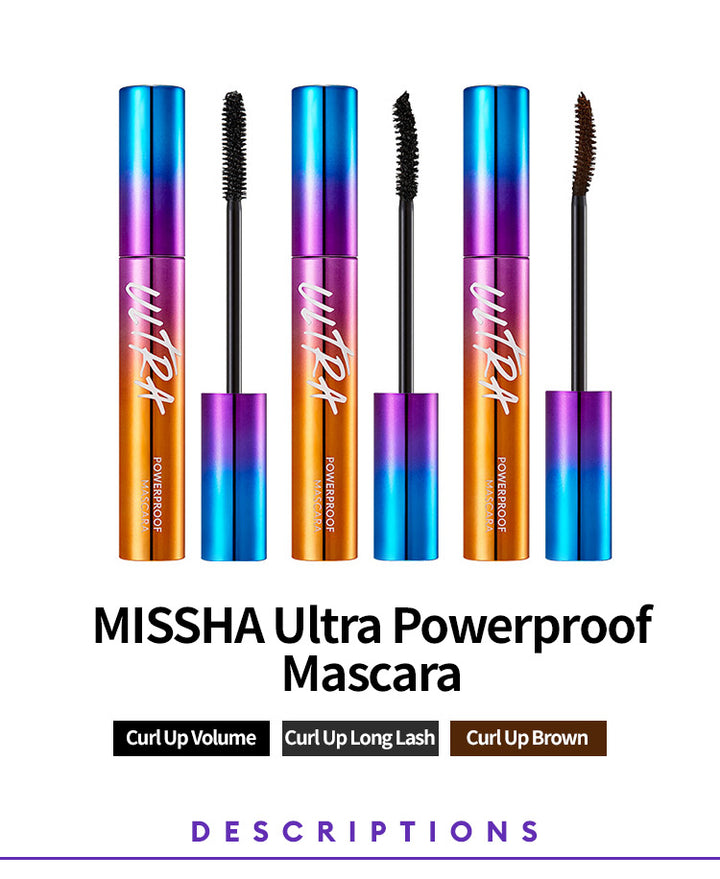 Ultra Powerproof Mascara Curling Volumizing 8g