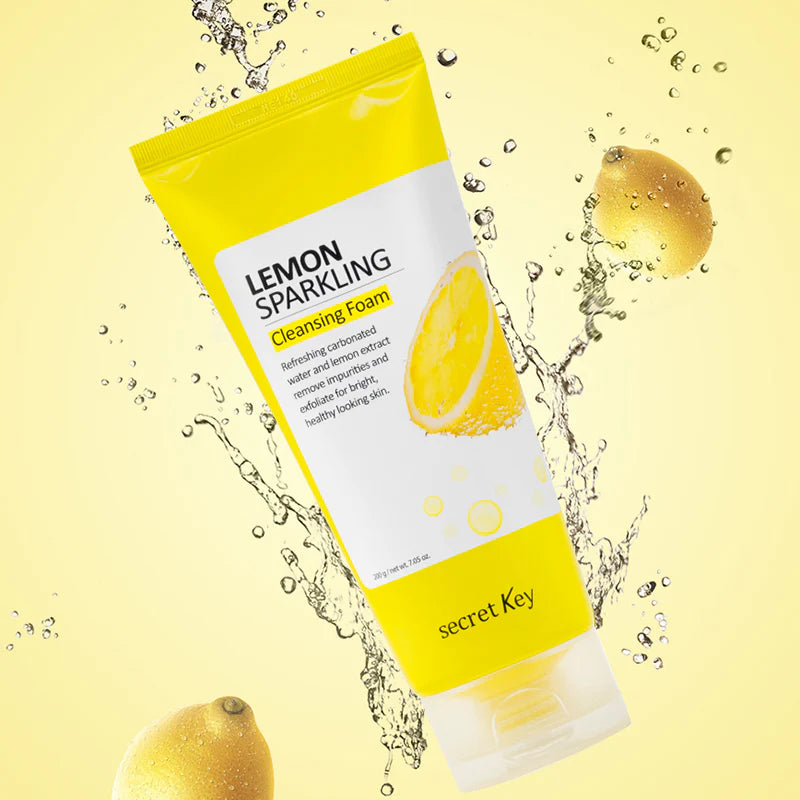 Secret Key Lemon Sparkling Cleansing Foam 200ml