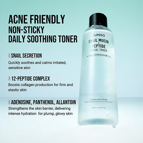Snail Mucin + Peptide Facial Toner 205ml