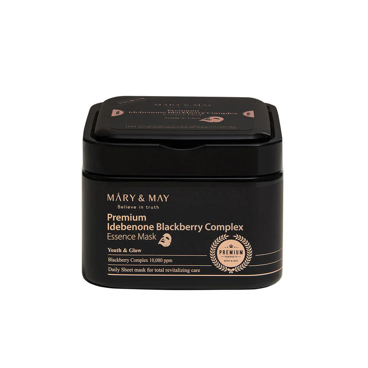Premium Idebenone Blackberry Complex Essence Mask(20 Sheets)