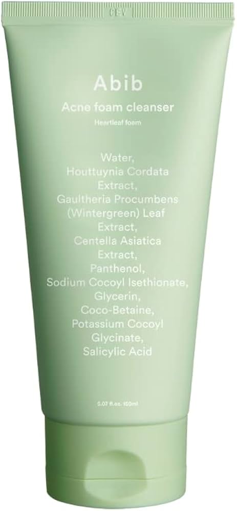 Acne Foam Cleanser Heartleaf Foam 5.07 fl oz / 150 ml