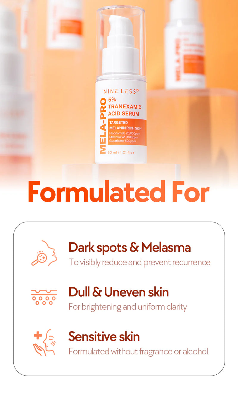 Nine Less Mela-Pro 5% Tranexamic Acid Serum 30ml
