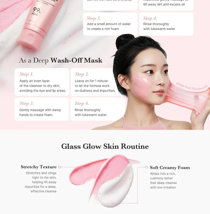 (RENEWED) Medicube PDRN Pink Niacinamide Whip Cleanser 120g