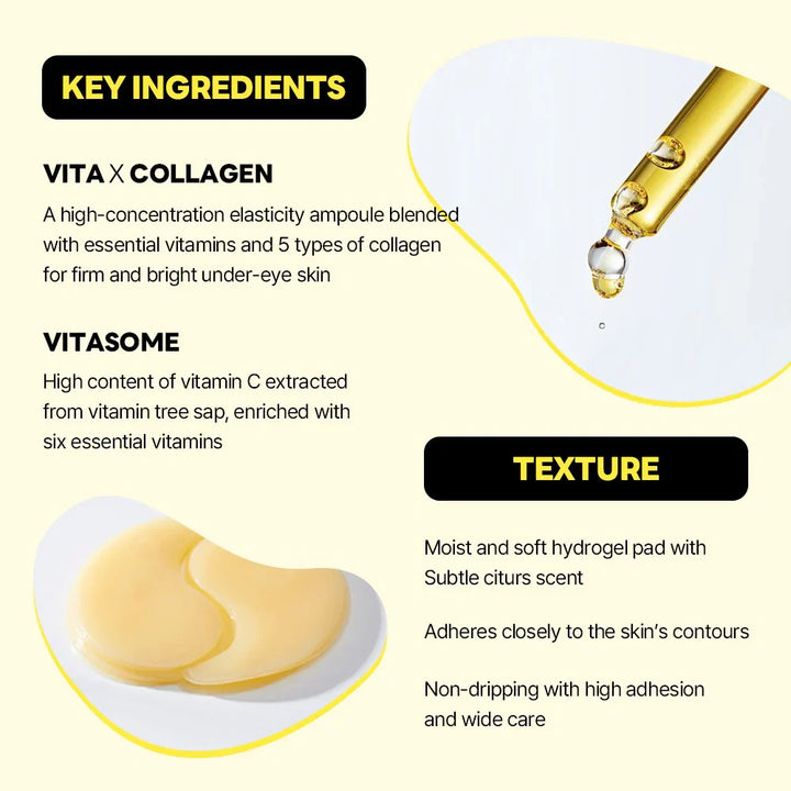 ( RENEWED ) Mediheal Vita Collagen Eye Ampoule Patch
