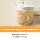 Numbuzin No.3 Radiance Glowing Jumbo Essence Pad 70 pads / 5.07 Fl Oz