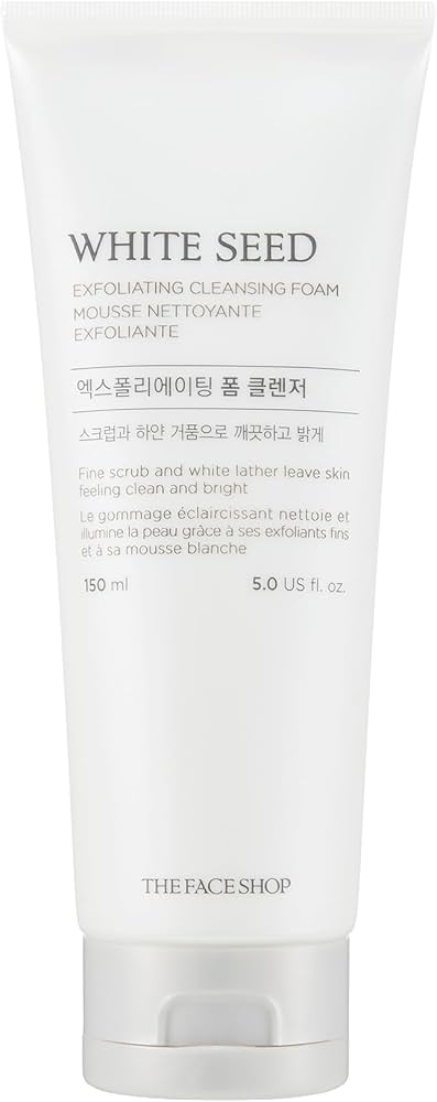 White Seed Exfoliating Cleansing Foam 5.07 Fl Oz