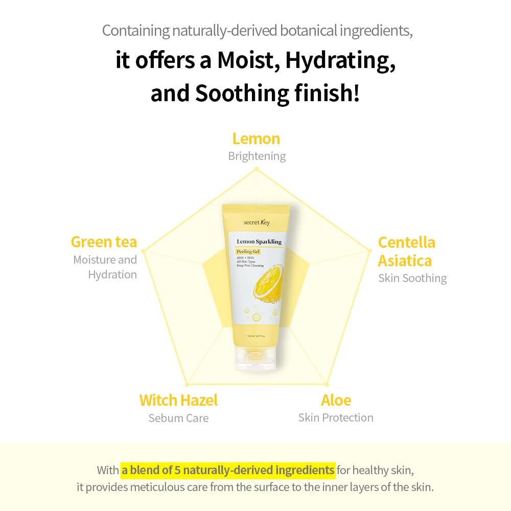 Secret Key Lemon Sparkling Peeling Gel 150ml