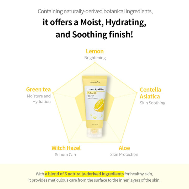 Secret Key Lemon Sparkling Peeling Gel 150ml